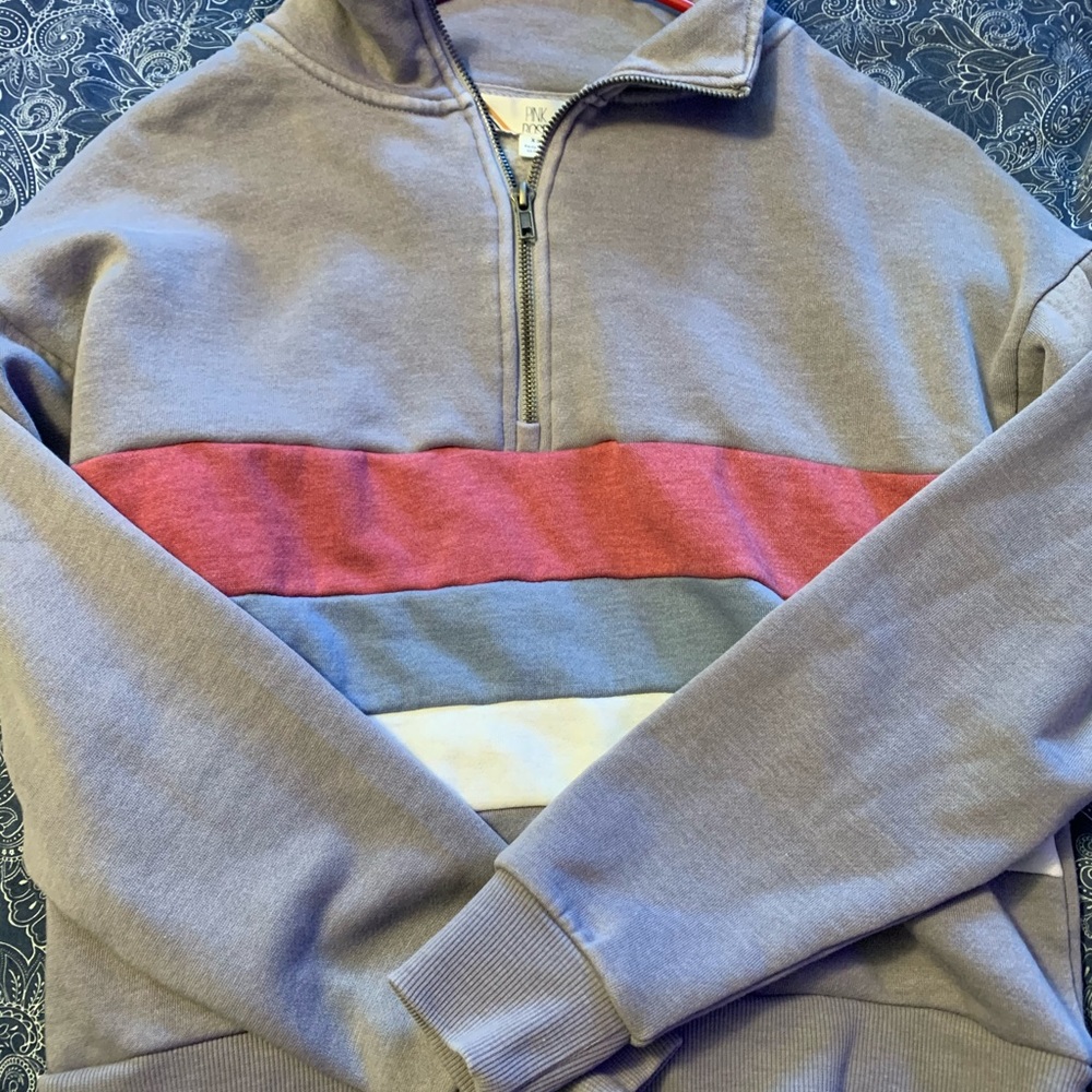 Quarter zipper